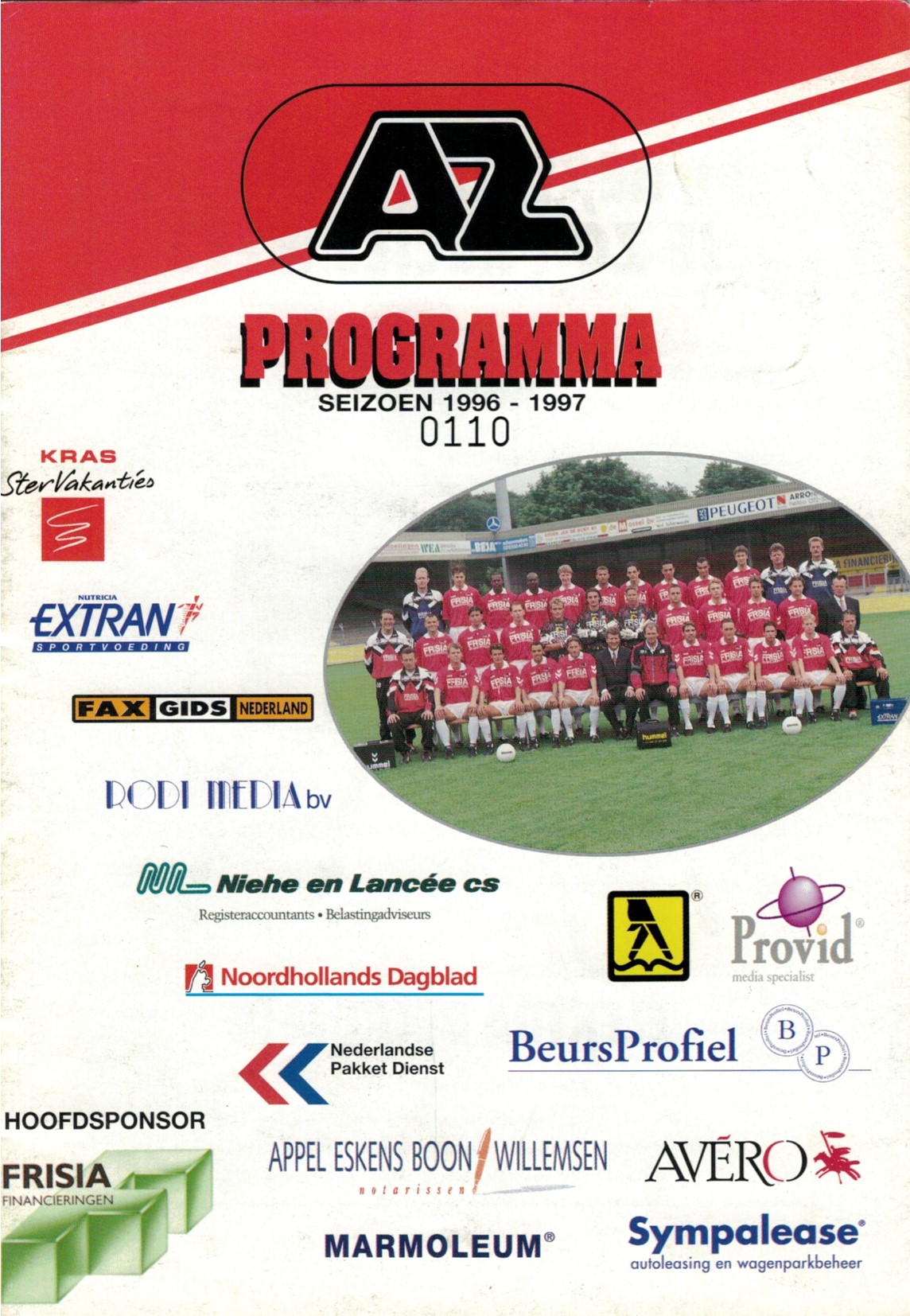 AZ Programma 1-jun-1997 Twente thuis